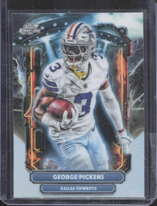 2025 Topps Chrome Cosmic George Pickens #ET-14 Extraterrestrial Talent