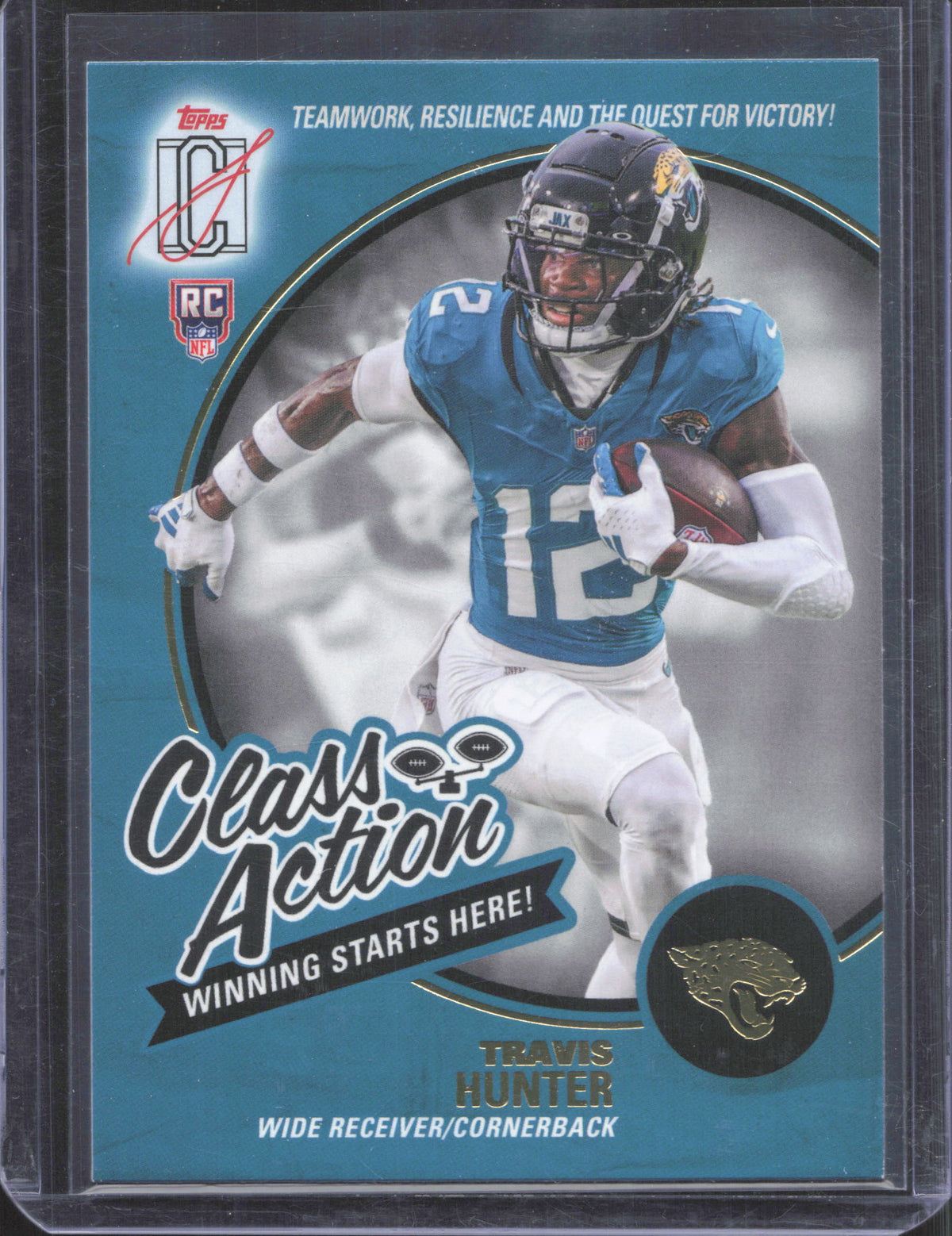 2025 Topps Signature Class Travis Hunter #CA-15 Class Action