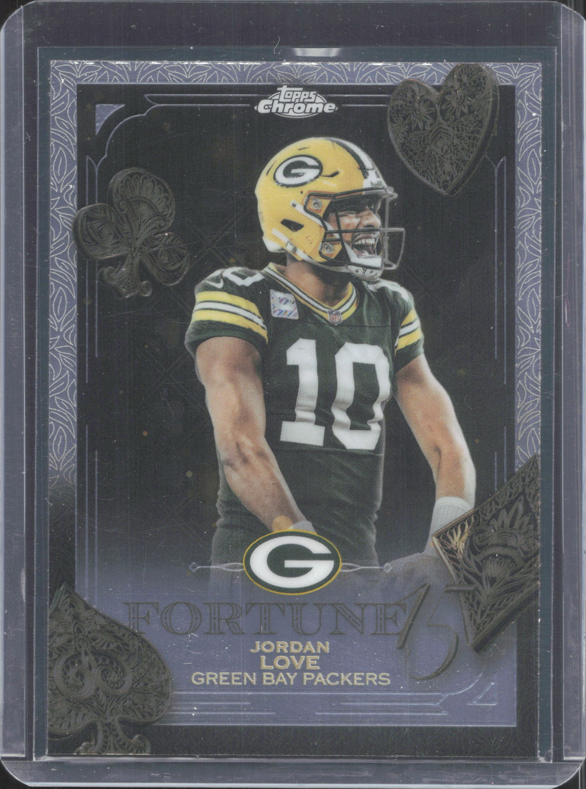 2025 Topps Chrome Jordan Love #F15-17 Fortune 15