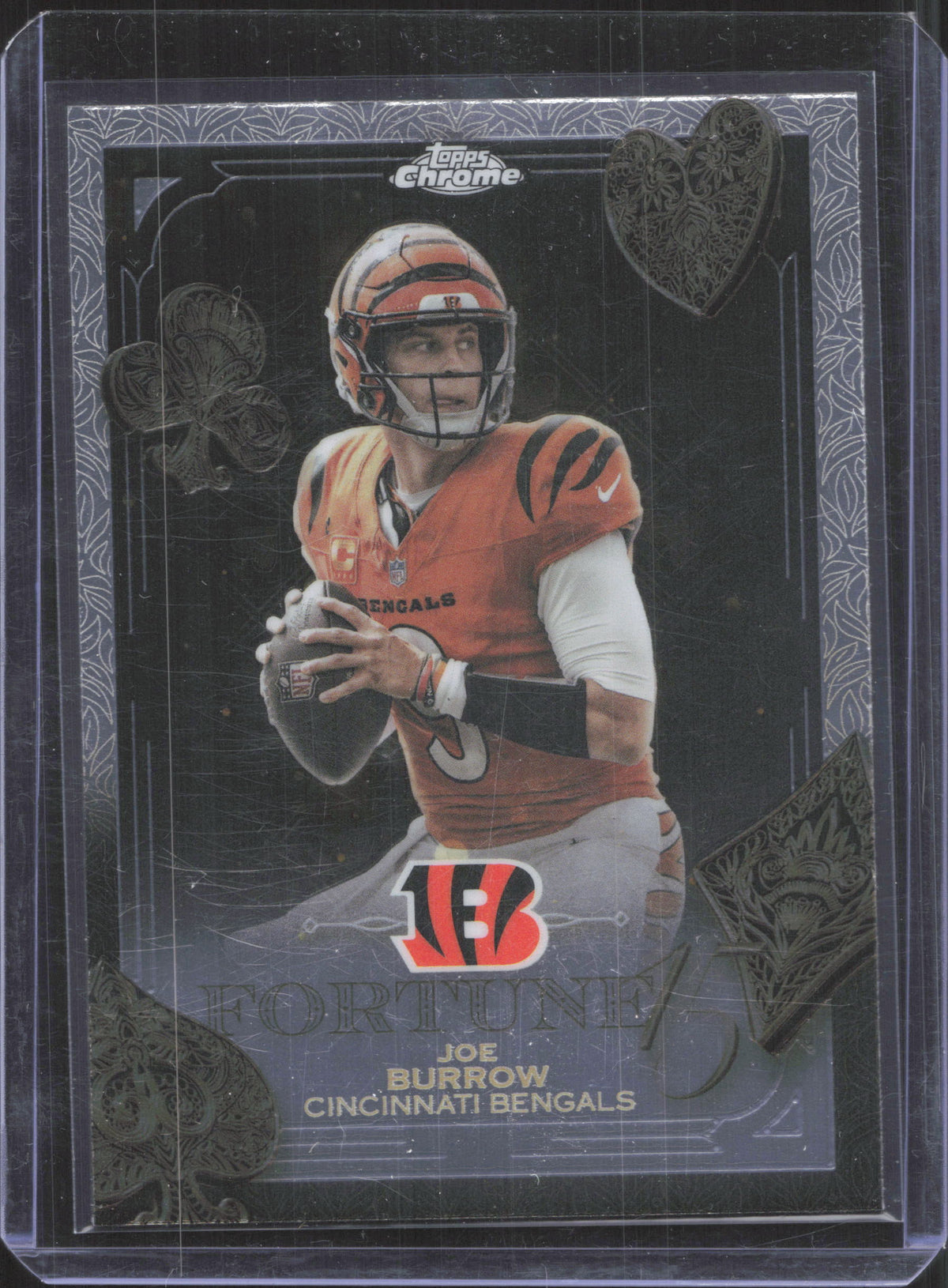 2025 Topps Chrome Joe Burrow #F15-5 Fortune 15