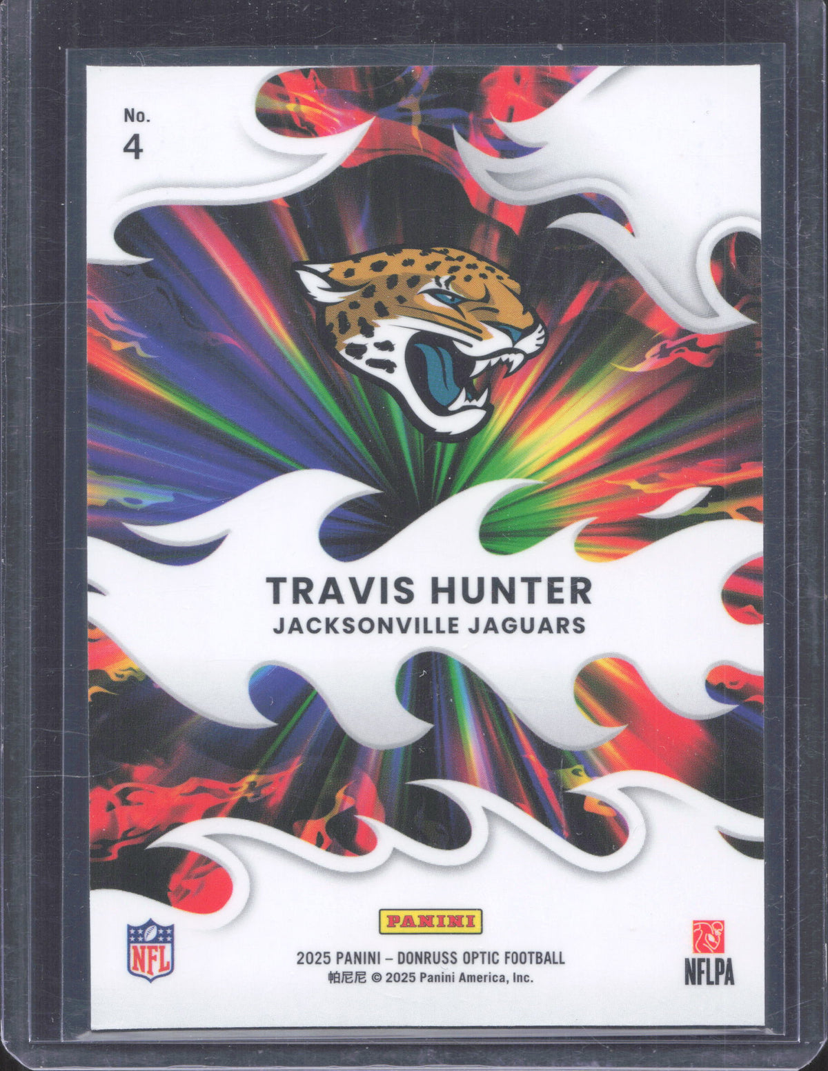 2025 Donruss Optic Travis Hunter #4 Light It Up