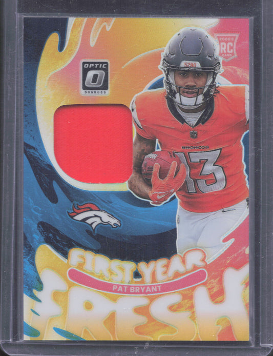 2025 Donruss Optic Pat Bryant #FYFBH-PBT First Year Fresh Blue Hyper