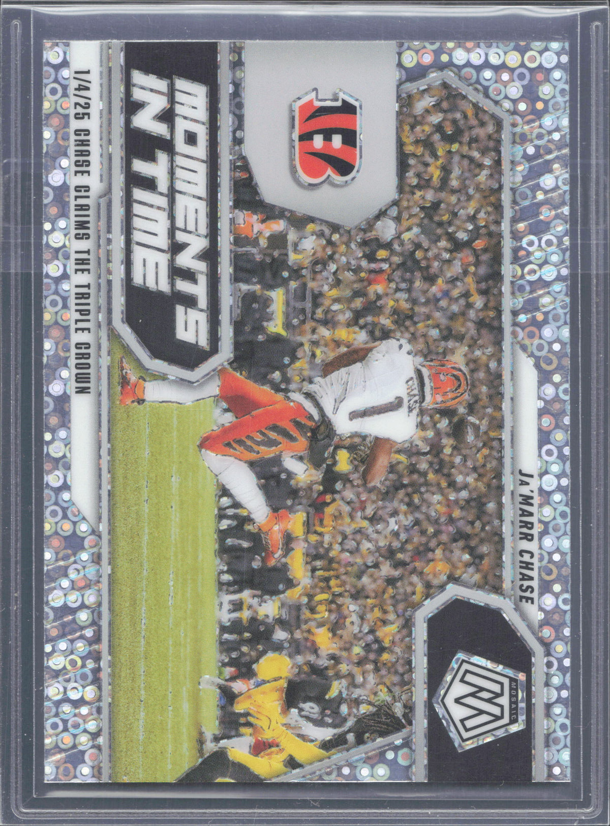2025 Panini Mosaic - Moments In Time Mosaic #8 Ja'Marr Chase