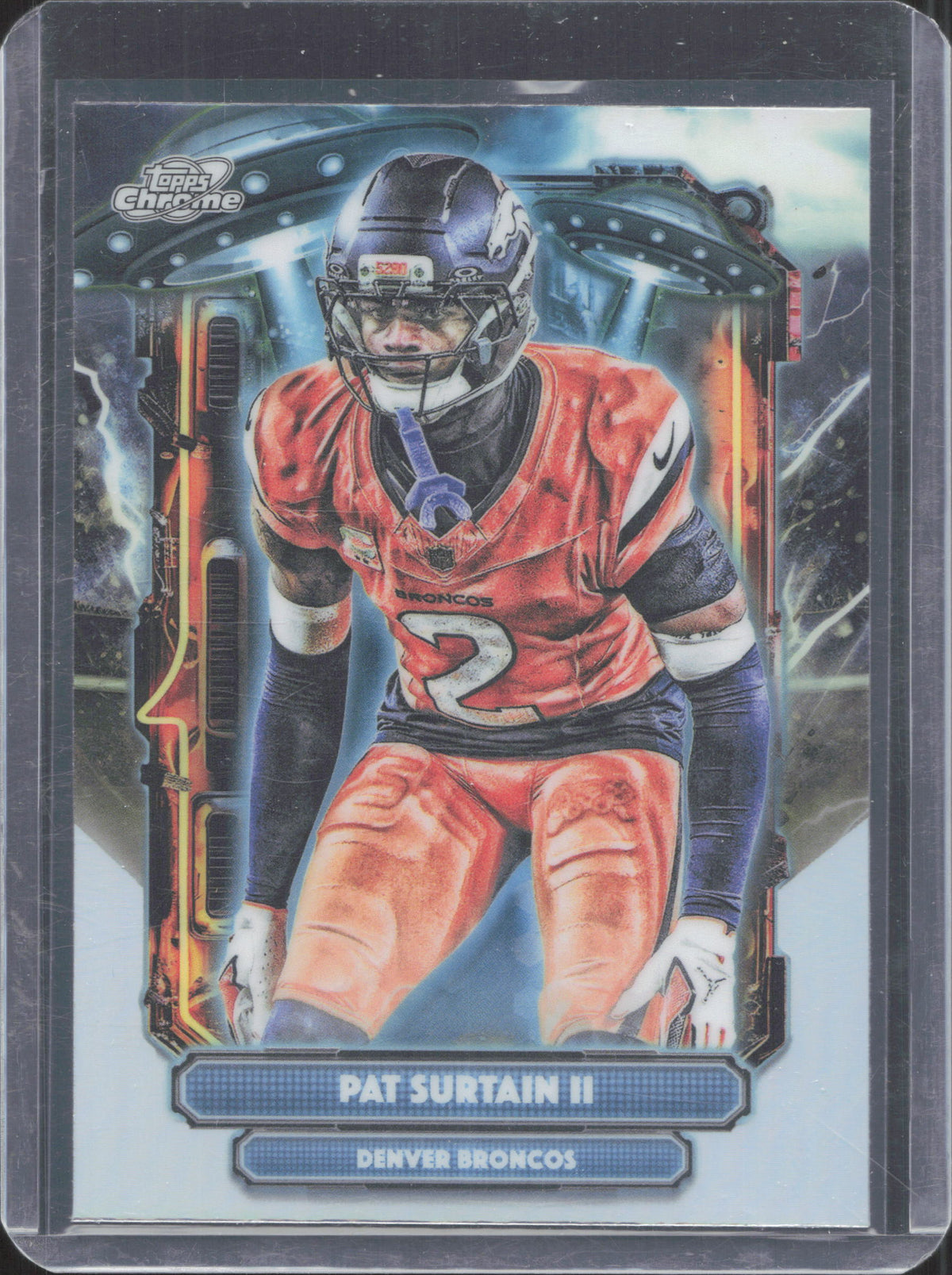 2025 Topps Chrome Cosmic Patrick Surtain II #ET-22 Extraterrestrial Talent