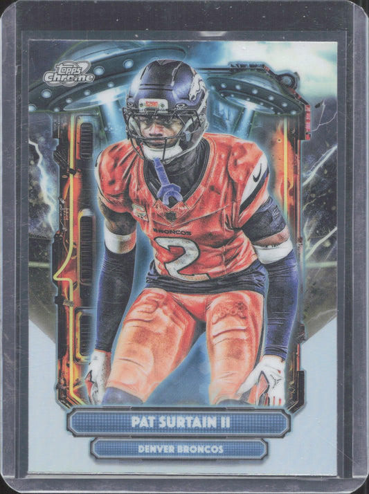 2025 Topps Chrome Cosmic Patrick Surtain II #ET-22 Extraterrestrial Talent