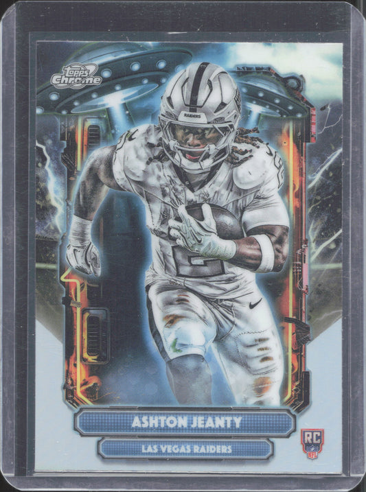 2025 Topps Chrome Cosmic Ashton Jeanty #ET-3 Extraterrestrial Talent