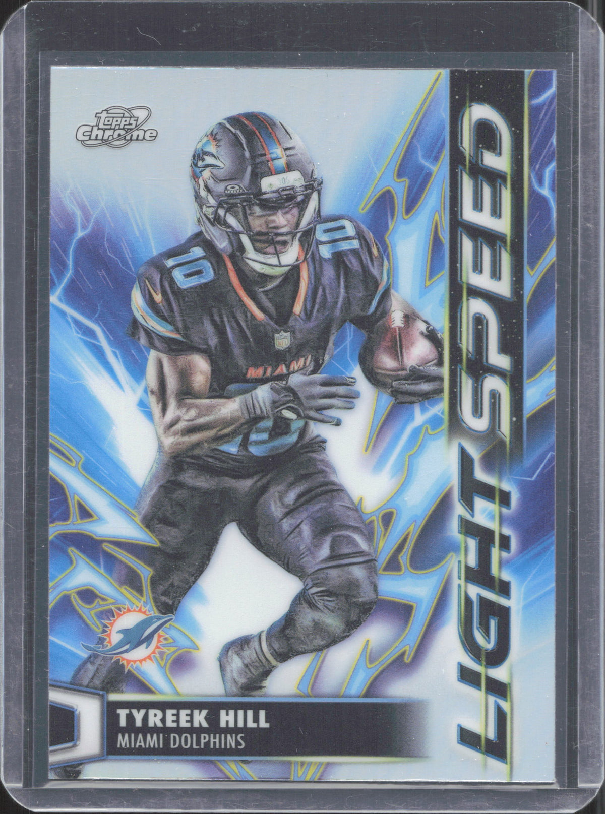 2025 Topps Chrome Cosmic Tyreek Hill #LS-30 Light Speed