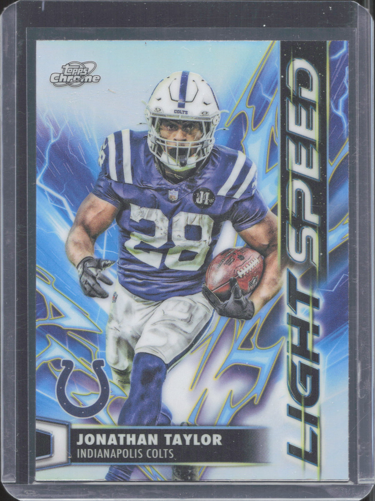 2025 Topps Chrome Cosmic Jonathan Taylor #LS-16 Light Speed