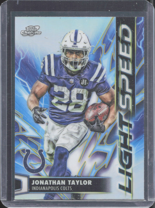 2025 Topps Chrome Cosmic Jonathan Taylor #LS-16 Light Speed