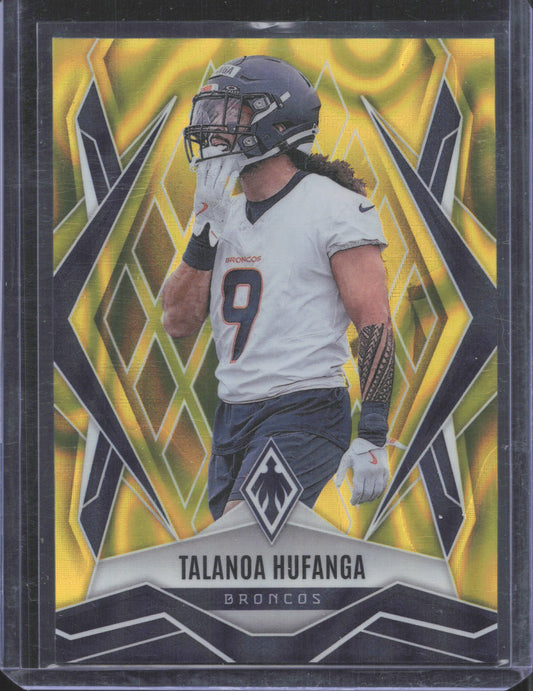 Prizm 2025 Panini Phoenix Talanoa Hufanga #79 Yellow Lava Prizm