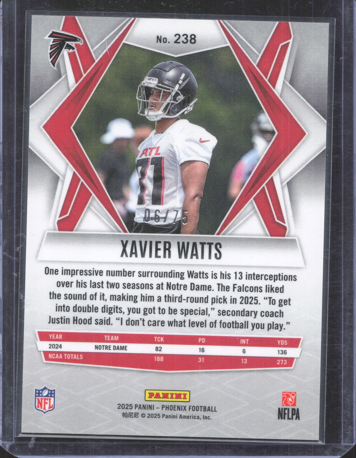 Prizm 2025 Panini Phoenix Xavier Watts #238 Lime Green Mojo Prizm