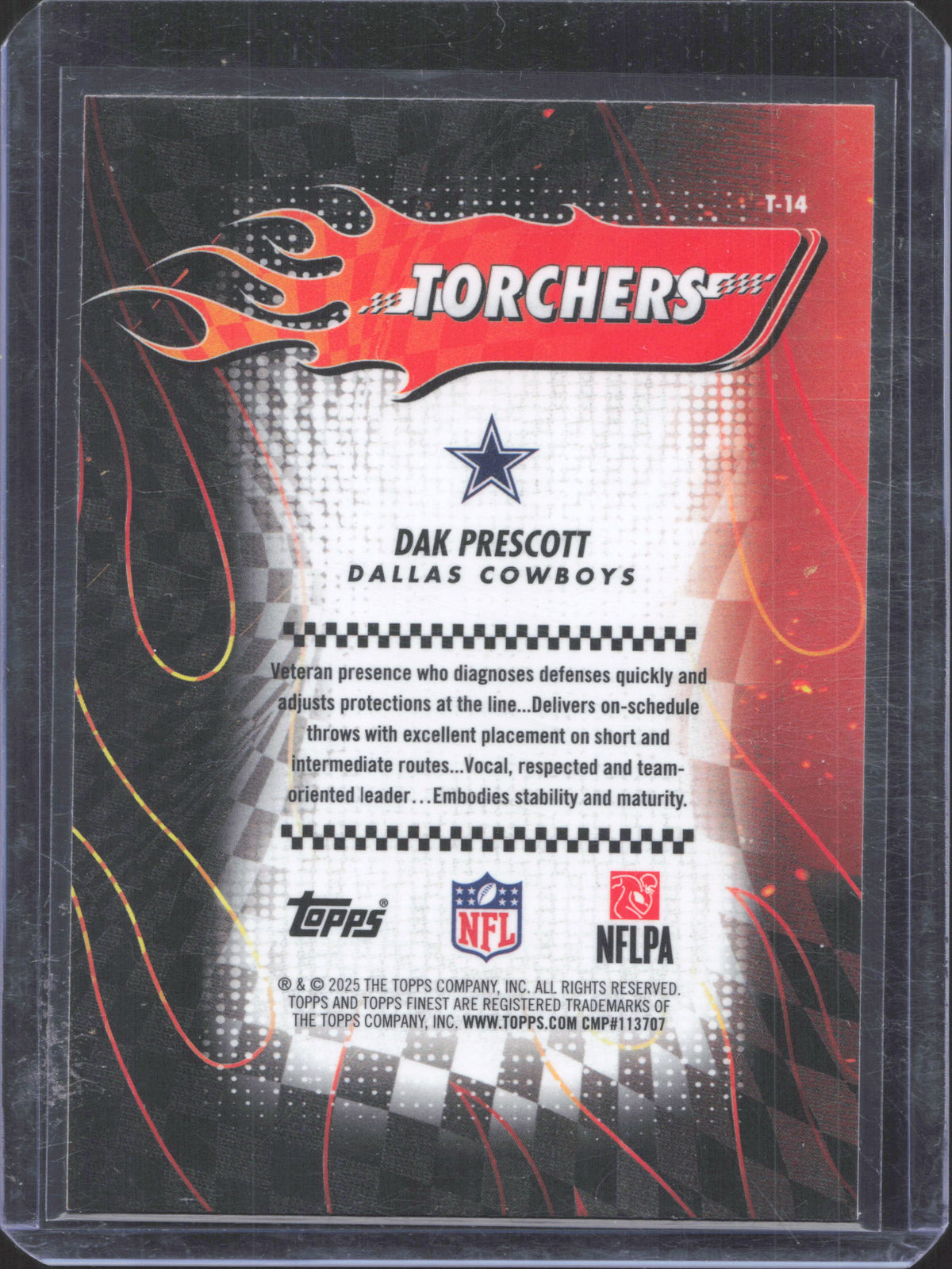 Topps FInest Dax Prescott #