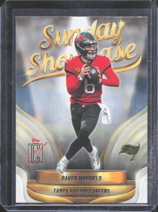 2025 Topps Signature Class Baker Mayfield #SS-14 Sunday Showcase