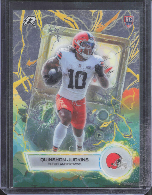 Topps 2025 Topps Resurgence Quinshon Judkins #VT-10 Voltaic Refractor