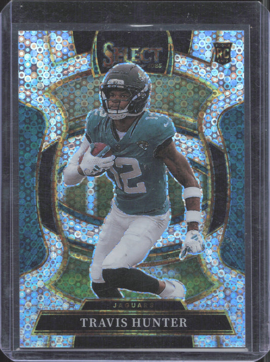 2025 Panini Select Travis Hunter #28 Disco Prizm
