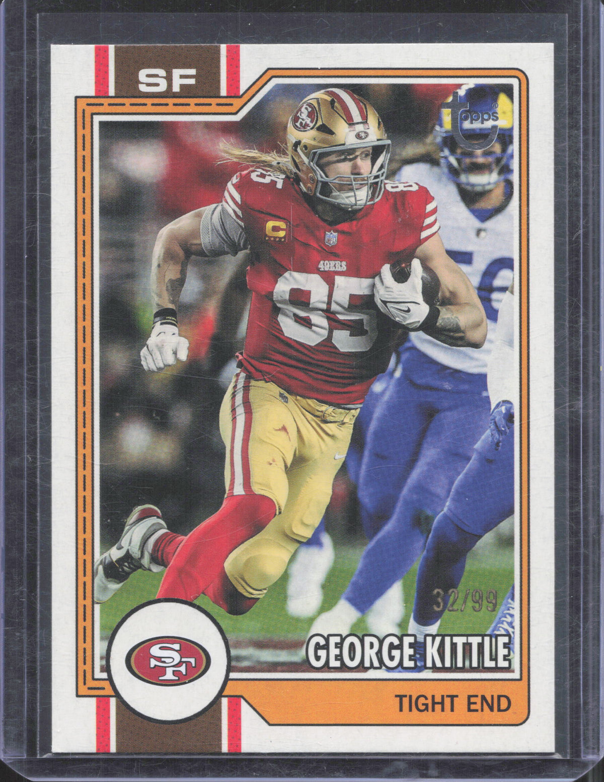 2026 Topps Flagship George Kittle #183 Vintage 32/99