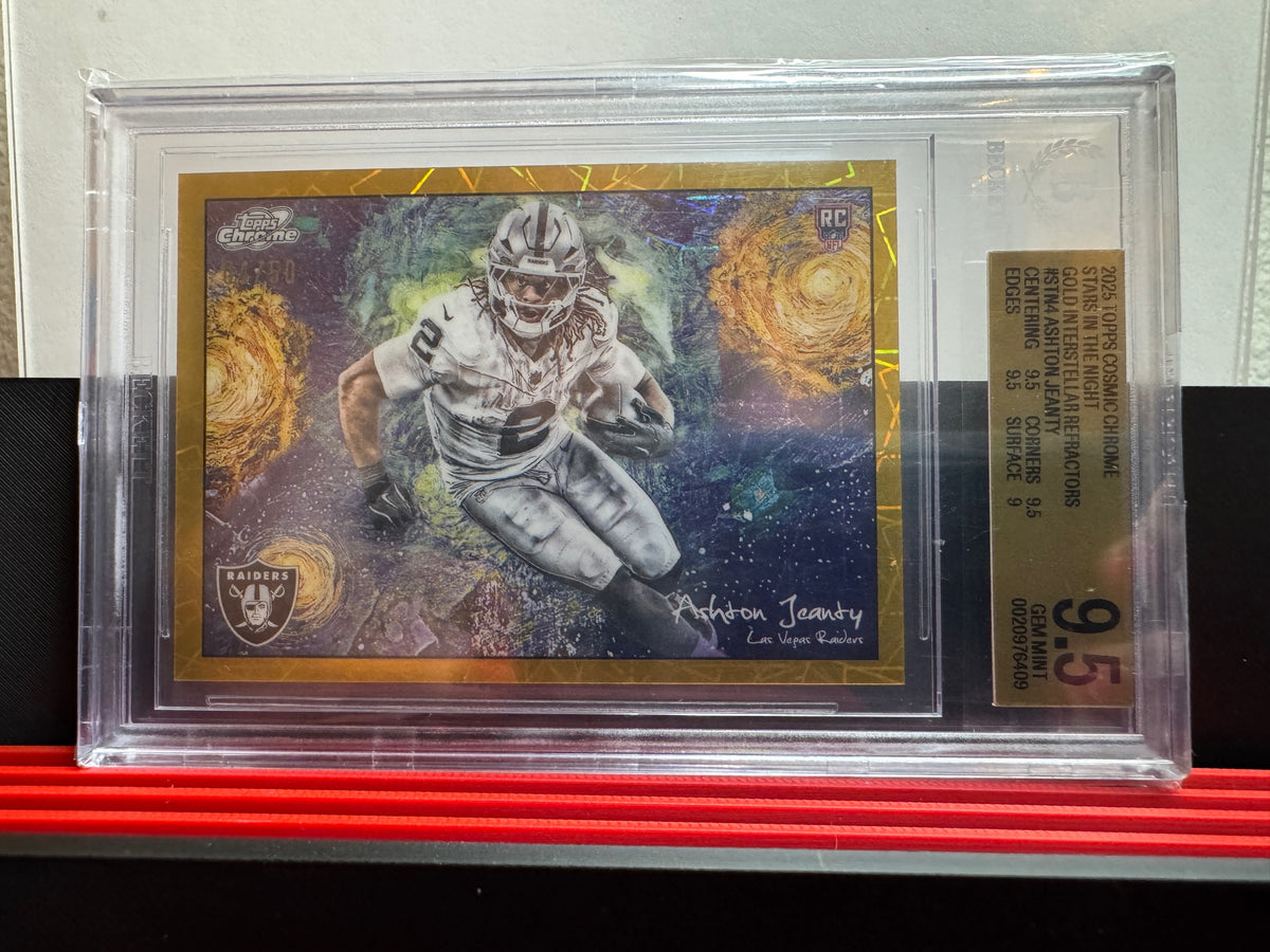 2025 Topps Chrome Cosmic Ashton Jeanty #STN-4
