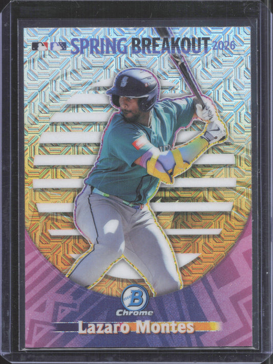 2026 Bowman Chrome Lazaro Montes Mojo Spring Breakout SB-23