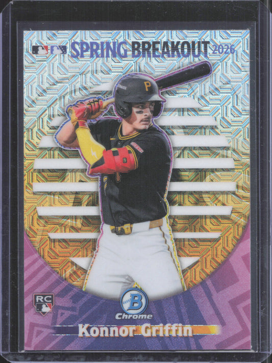 2026 Bowman Chrome Konnor Griffin #SB-1 Spring Breakout 2026 Mojo Refractor