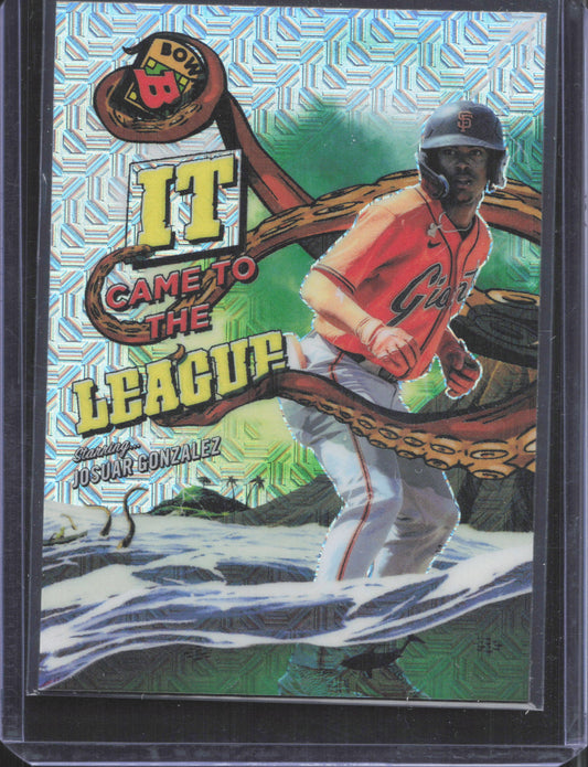 2026 Bowman Chrome Josuar Gonzalez #IT-18 It Came to the League