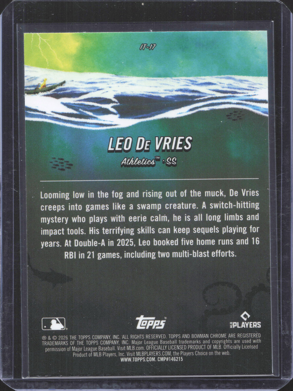2025 Bowman Chrome Leo De Vries #IT-17 It Came To The League