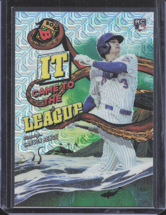 2026 Bowman Chrome Carson Benge #IT-7 It Came to the League