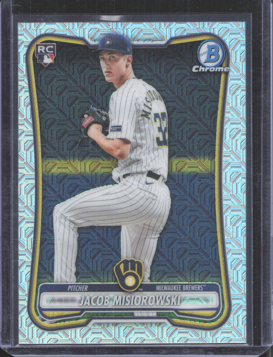 Bowman 2026 Bowman Chrome Jacob Misiorowski #65 Mojo Refractor