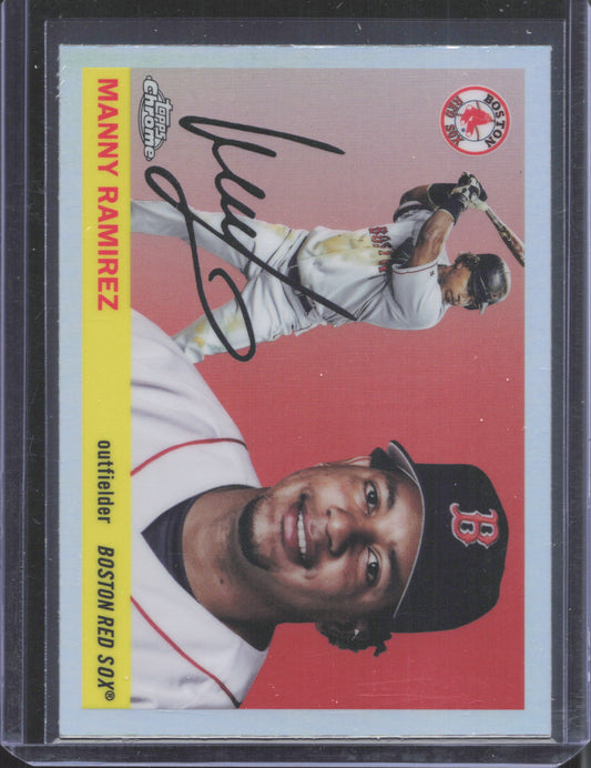 Topps 2025 Topps Chrome Platinum Anniversary Manny Ramirez #225 Refractor