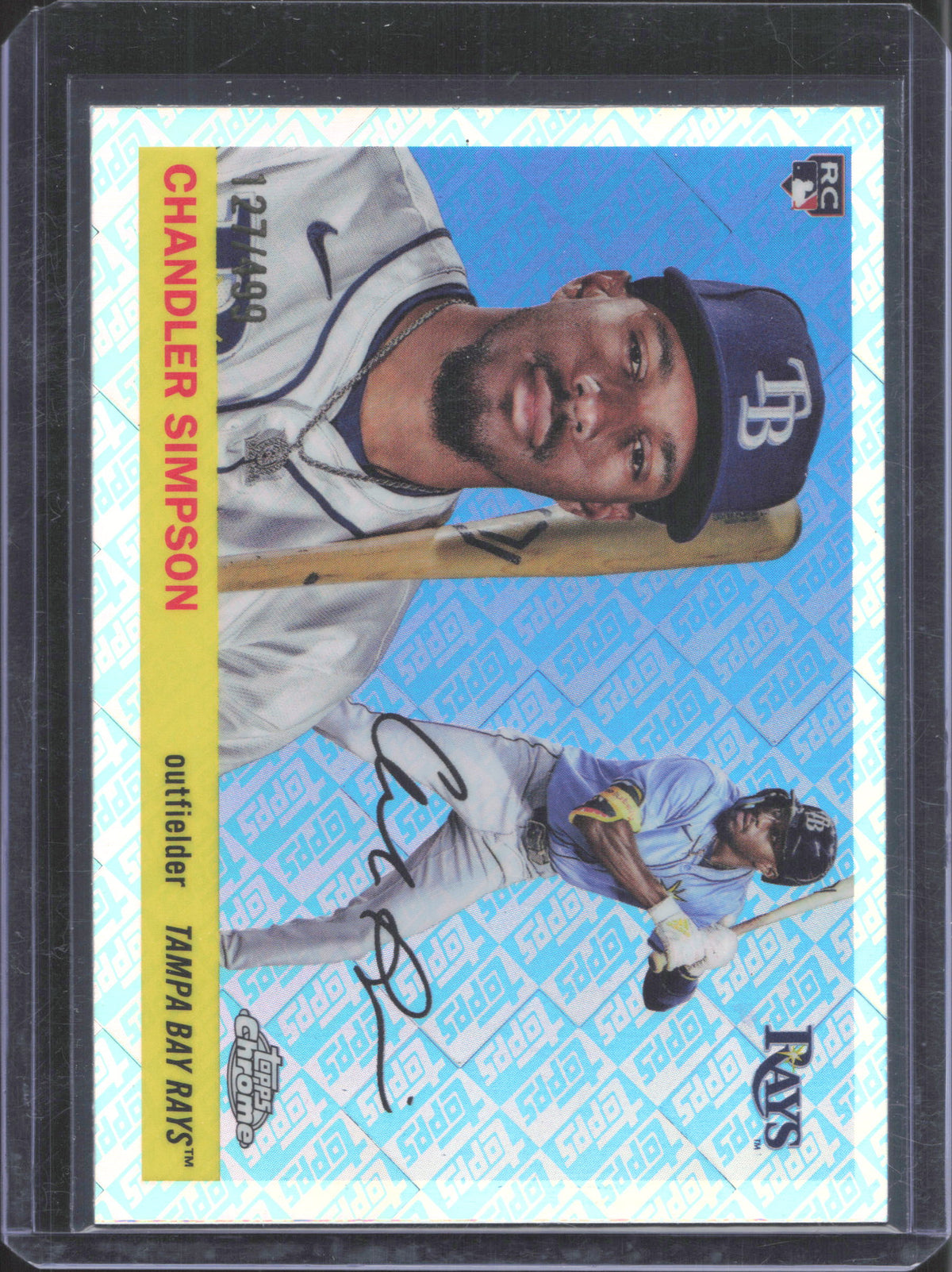 2025 Topps Chrome Platinum Anniversary Chandler Simpson #277  Refractor /499