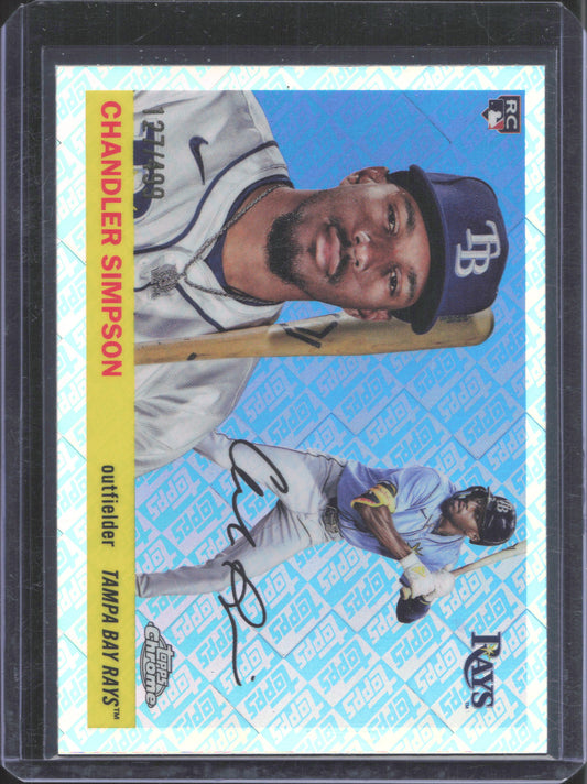 2025 Topps Chrome Platinum Anniversary Chandler Simpson #277  Refractor /499
