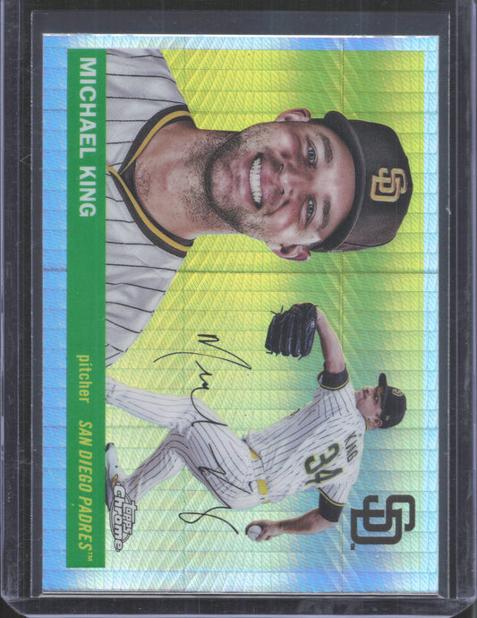 2025 Topps Chrome Platinum Anniversary Michael King #103 Prism Refractor