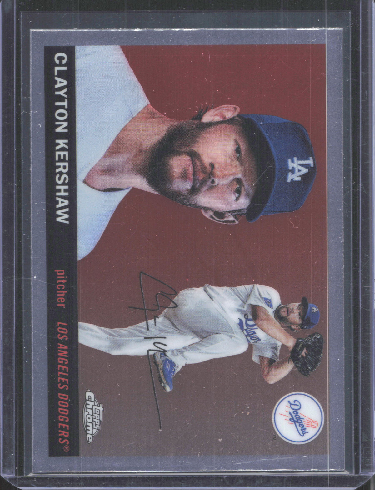 2025 Topps Chrome Platinum Anniversary Clayton Kershaw #27 Refractor