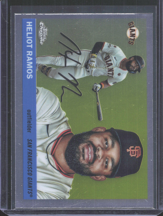 2025 Topps Chrome Platinum Anniversary Heliot Ramos #191