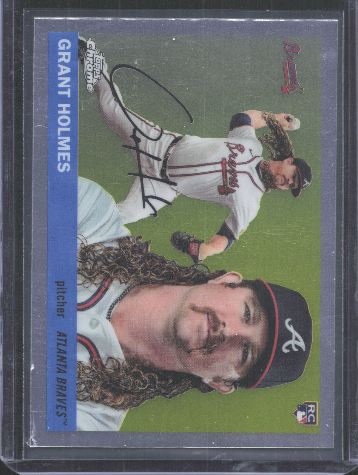 2025 Topps Chrome Platinum Anniversary Grant Holmes #361 Prism Refractor