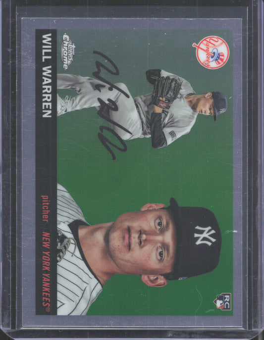 2025 Topps Chrome Platinum Anniversary Will Warren #294