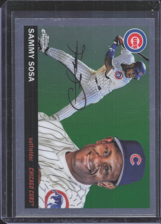 2025 Topps Chrome Platinum Anniversary Sammy Sosa #396