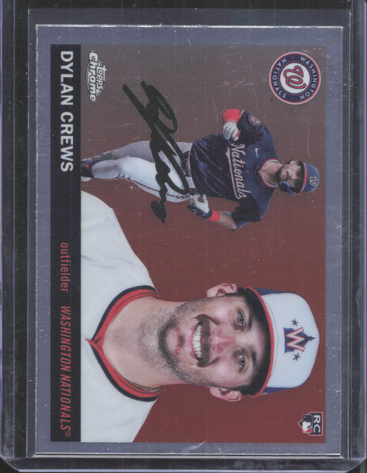 2025 Topps Chrome Platinum Anniversary Dylan Crews #244
