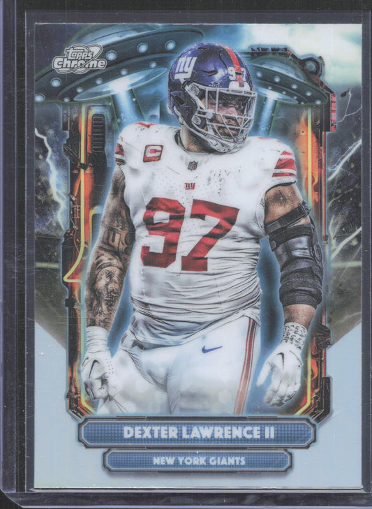 2025 Topps Chrome Cosmic Dexter Lawrence II #ET-18 Extraterrestrial Talent