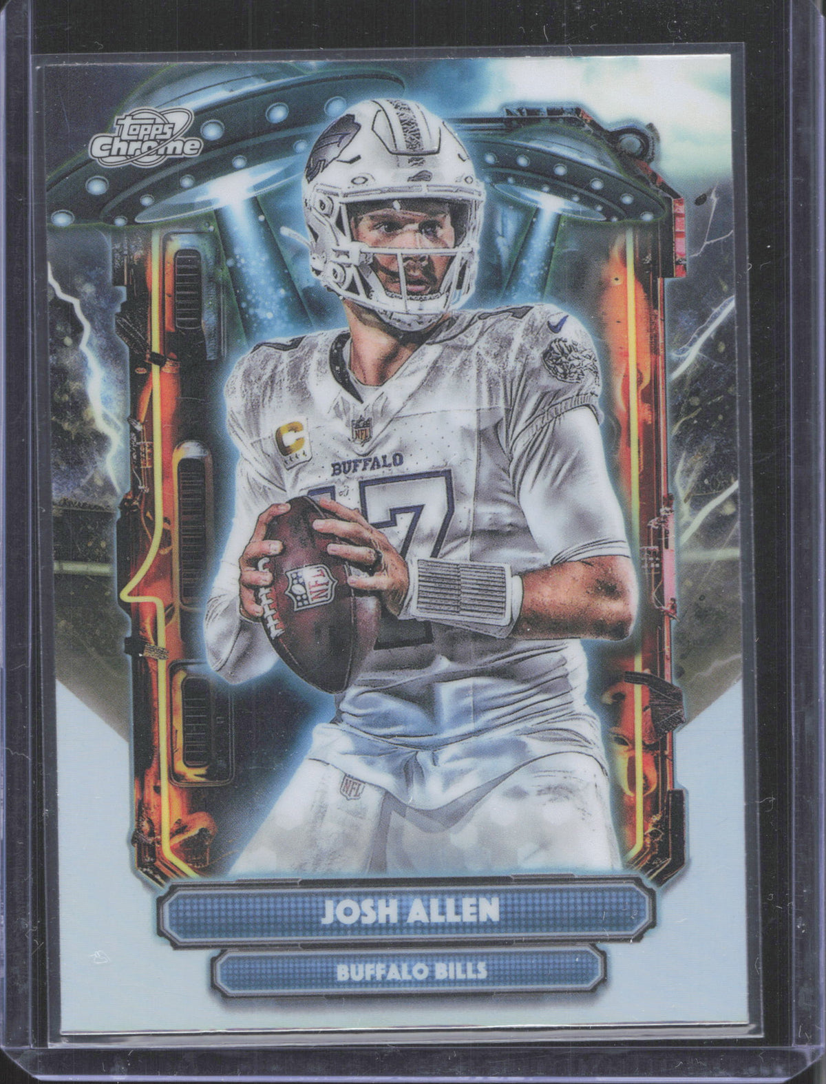 2025 Topps Chrome Cosmic Josh Allen #ET-7 Extraterrestrial Talent