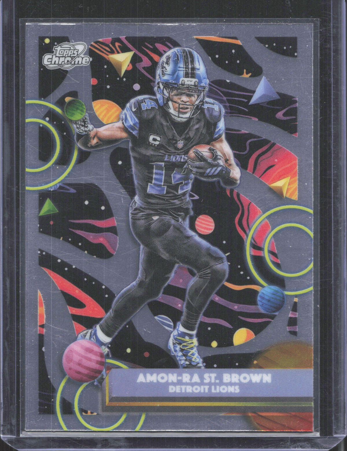 2025 Topps Chrome Cosmic Amon-Ra St. Brown #33