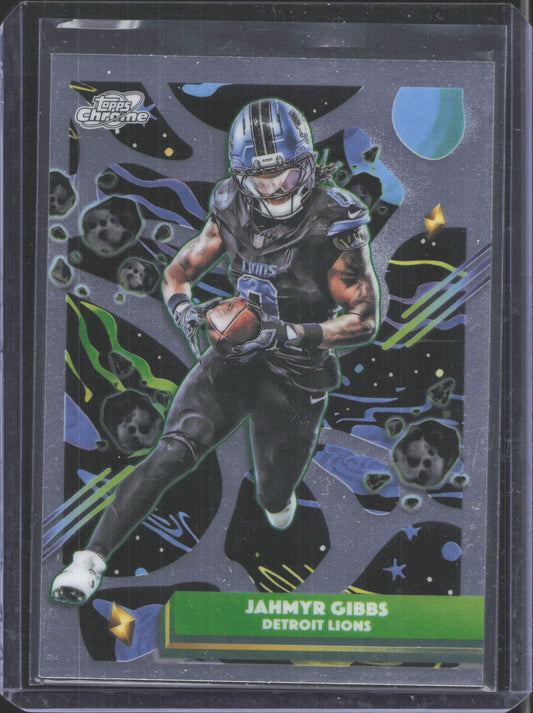 2025 Topps Chrome Cosmic Jahmyr Gibbs #32