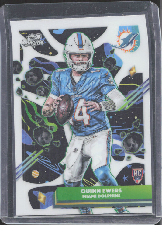 2025 Topps Chrome Cosmic Quinn Ewers #163 White Hole Refractor