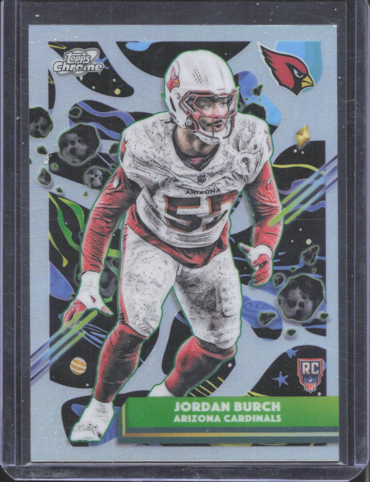 2025 Topps Chrome Cosmic Jordan Burch #103  Refractor