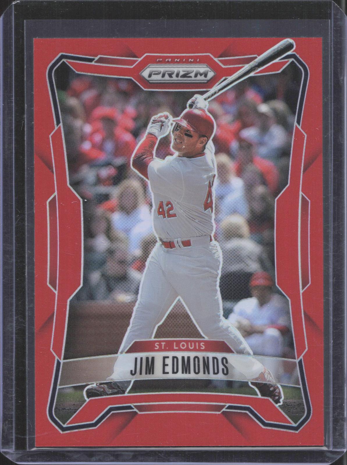 Prizm 2026 Panini Prizm Jim Edmonds #259 Red Prizm