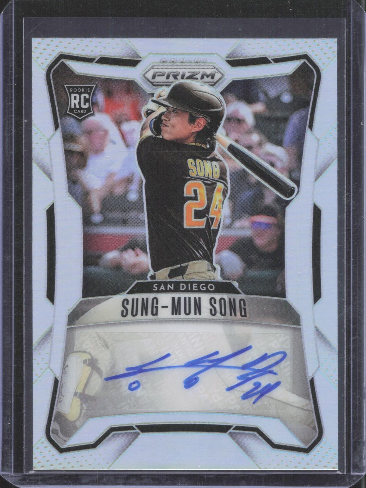 Panini Prizm 2026 Sung Mun Song RC Silver Auto Padres #PS-SMS