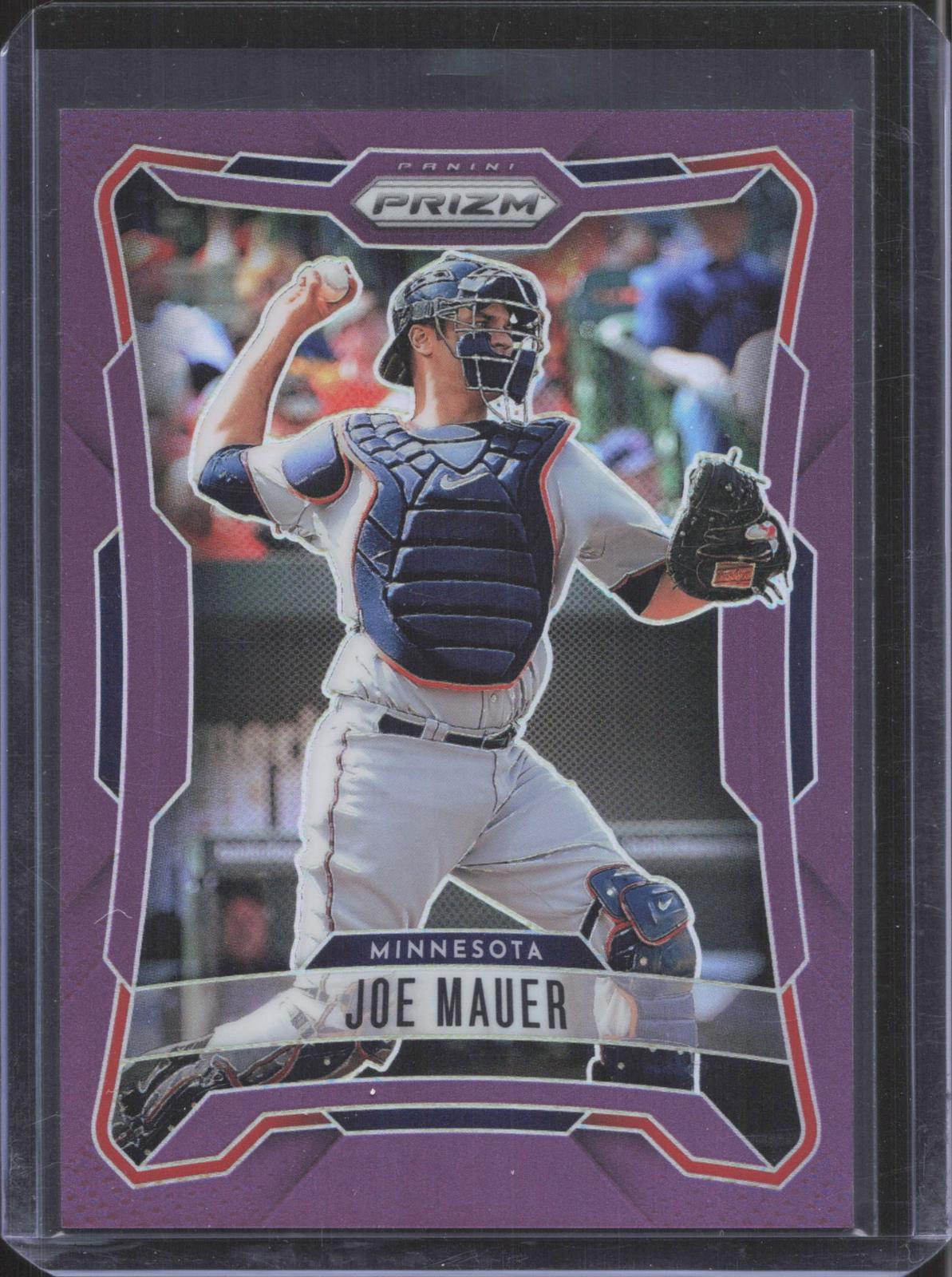 2026 Panini Prizm Joe Mauer #26 Purple Prizm 13/149