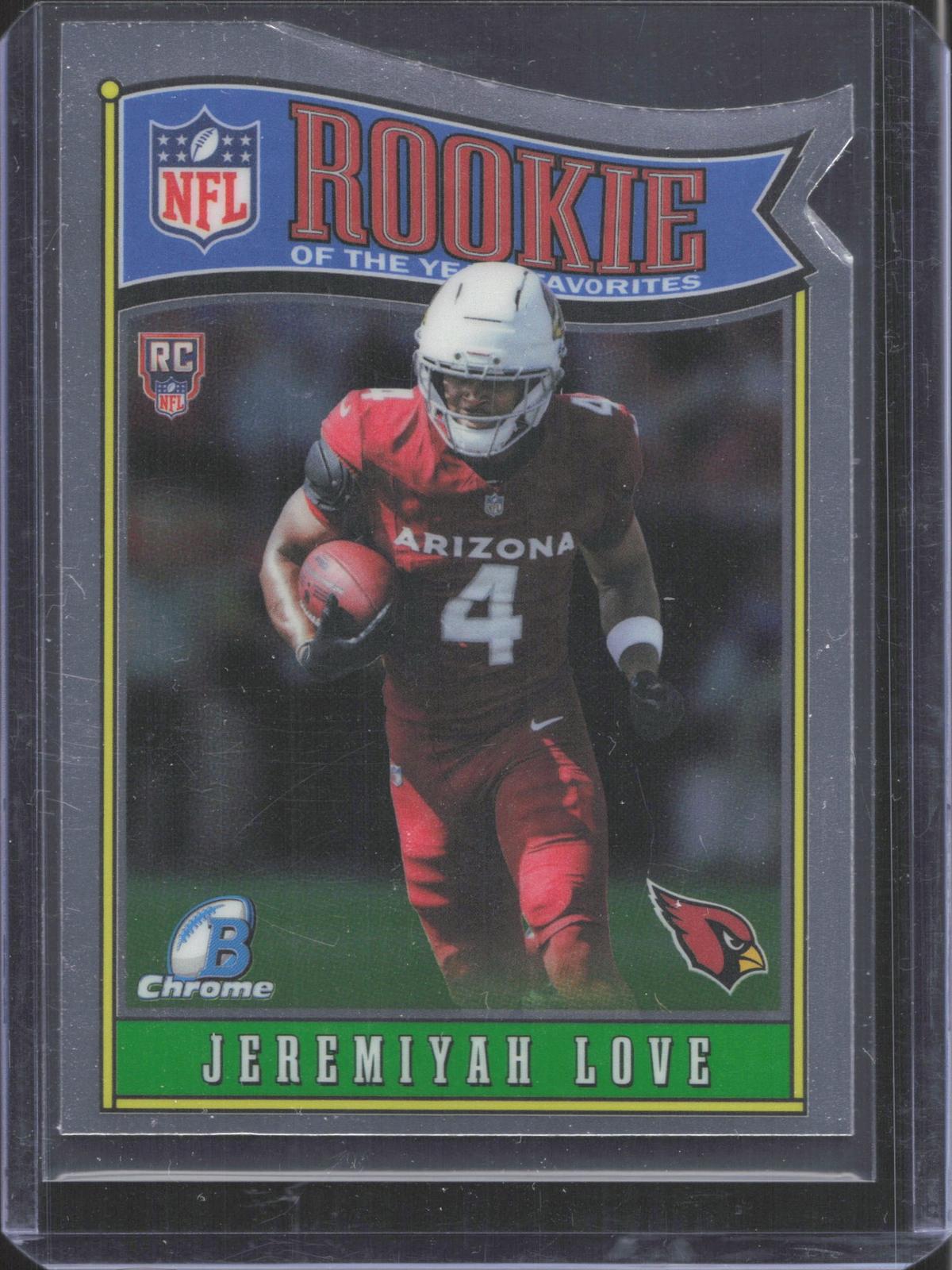ROY-14 2026 Bowman Football Jeremiyah Love