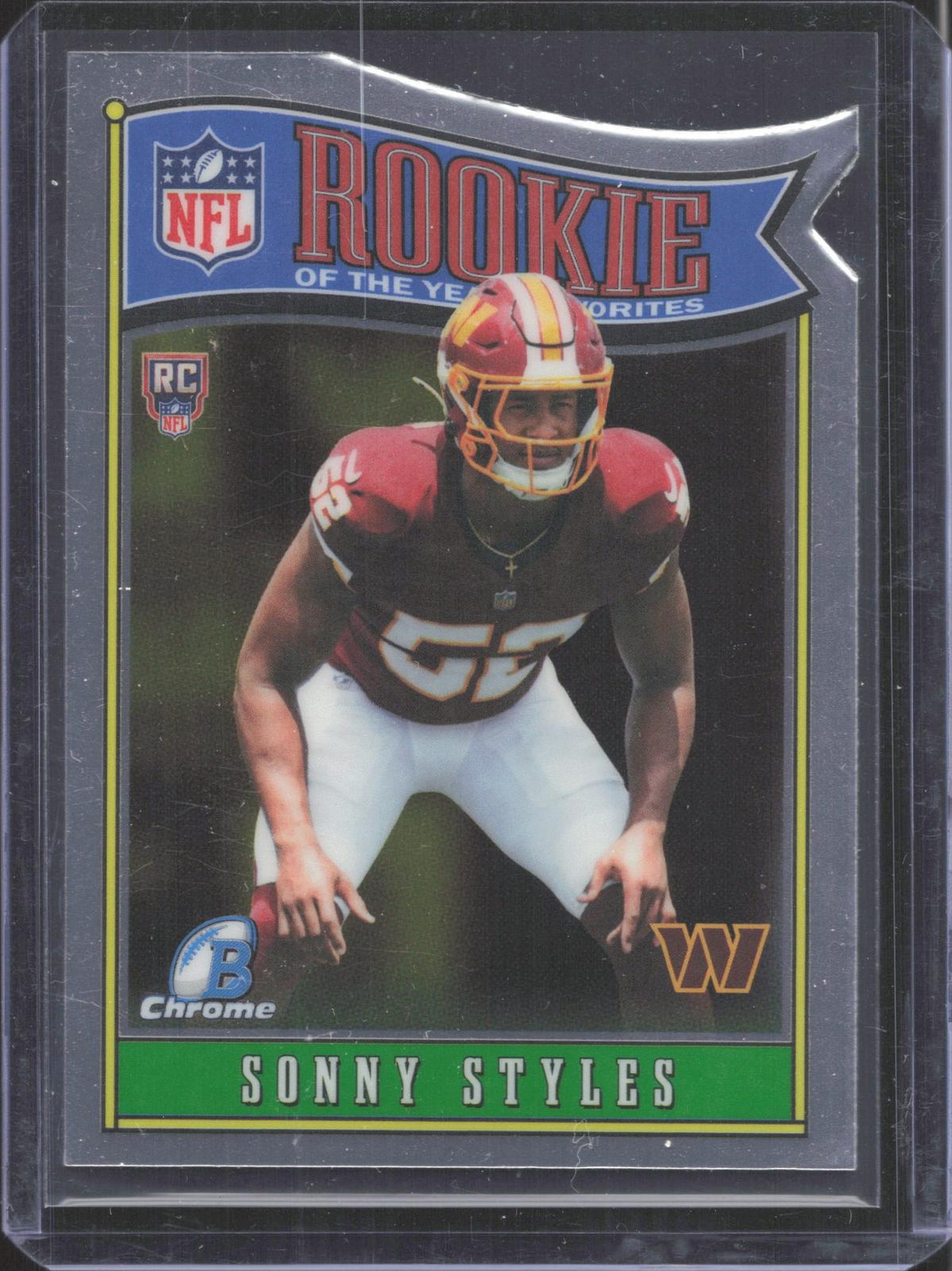 ROY-18 2026 Bowman Football Sonny Styles