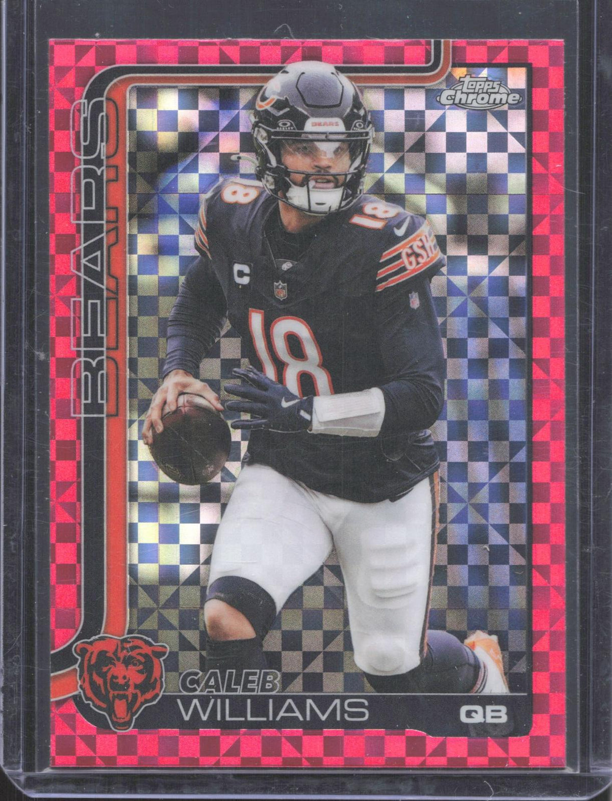 Topps 2025 Topps Chrome Caleb Williams #52 Refractor