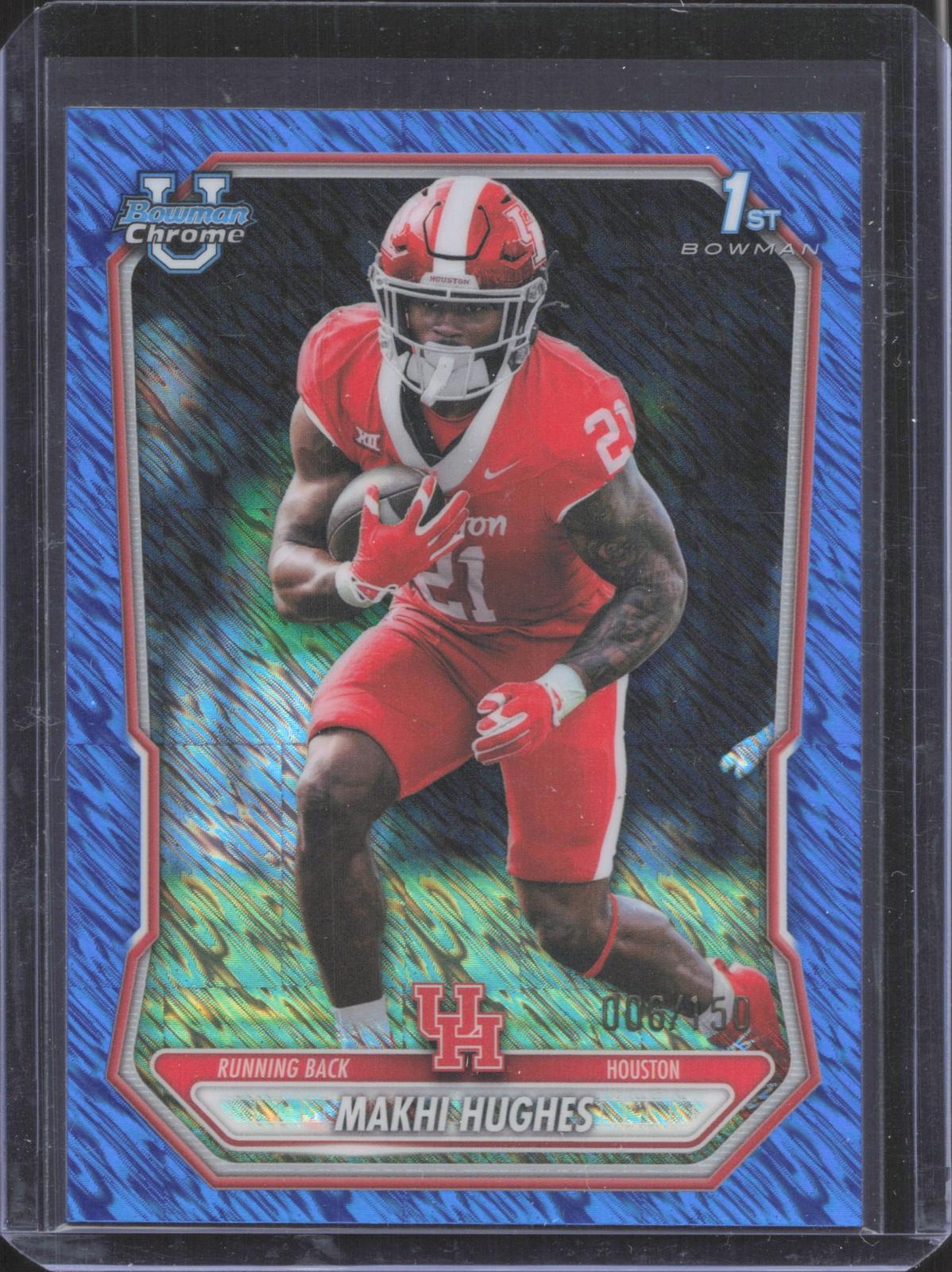 BCP-194 2026 Bowman Football Makhi Hughes 006/150